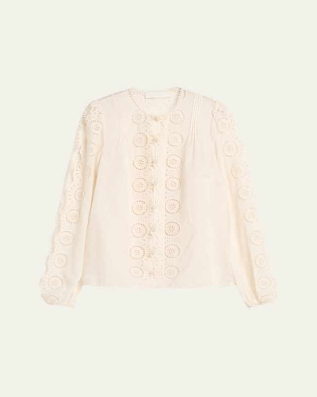 Lucky Embroidered Blouse